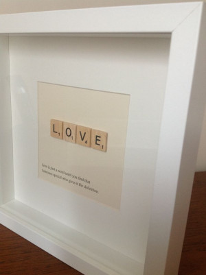 LOVE Box Frame quotes & Art