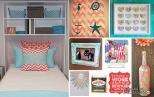 ... chevron with the turquoise! Maybe not nautical themed but sups adorbs