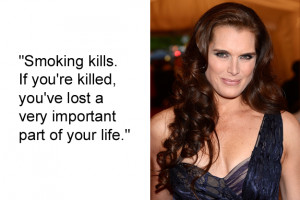 Brooke Shields said this when she was just 16 and a spokesperson for a ...