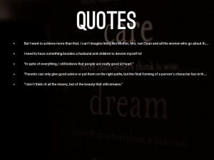Mr Van Daan 6. quotes