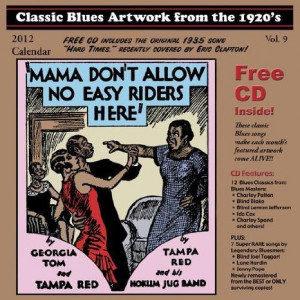 Classic Blues Artwork from the 1920's: 2012 Calendar (+CD)