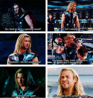 Thor quotes.....I love him!! (^-^)
