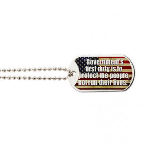 ... Liberal Gifts > Anti Liberal Jewelry > Ronald Reagan Quotes Dog Tags