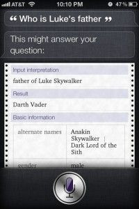 ... great disturbance in the force. Funny Siri Quotes about Star Wars