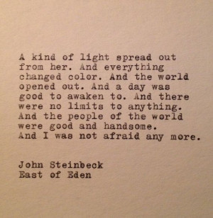 east of eden quote typed on typewriter by farmnflea on etsy