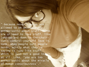 great quote by John Green