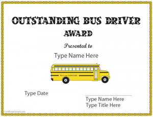 302 - Outstanding Bus Driver