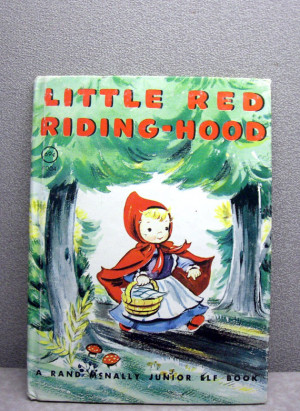 Vintage Little Red Riding Hood Rand McNally Junior Elf Book