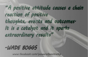 ... sparks extraordinary results. ~Wade Boggs #Quote #Attitude #Positivity