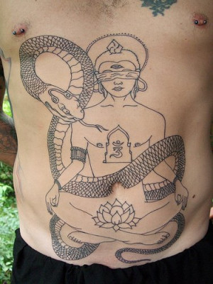 BUDDHIST KNOT TATTOO