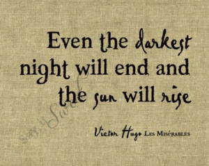 Les Miserables (Victor Hugo) - Quote