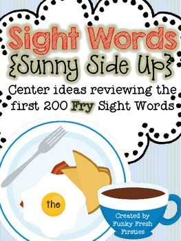 Sunny Side Up}... kids flip mastered sight words over with a spatula ...