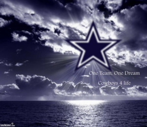 Cowboys Star Cowboy star over water