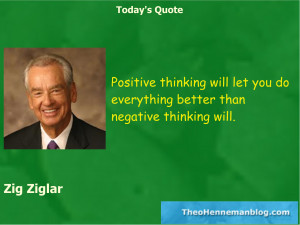 Zig Ziglar: Positive thinking