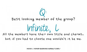 Infinite Quotes Kpop Tagged with: #infinite posted