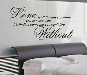 ... finding wall art sticker quote - 4 sizes - Bedroom wall stickers wa07