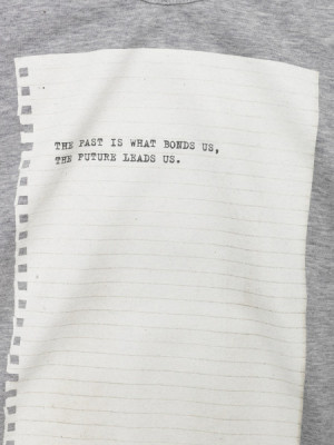 Maison Martin Margiela Printed Quote T-Shirt in Gray for Men (grey)