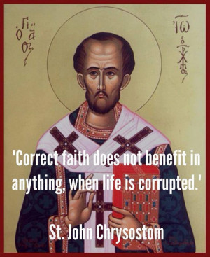 St John Chrysostom #quote #orthodox #Christian