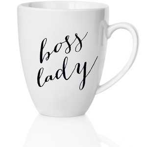Boss Lady Coffee quote mug, tea mug, boss bitch, funny gift, teacher g ...