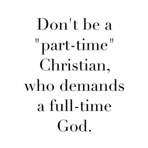 Part-Time Christians