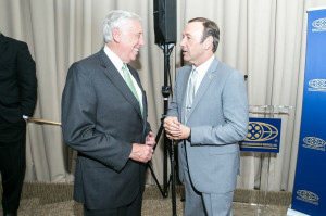Rep. Steny Hoyer and Kevin Spacey at the MPAA evening with the 'House ...