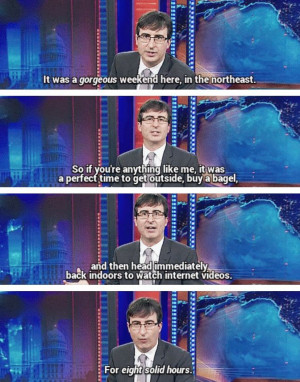 Nailed it -- John Oliver - The Colbert Report