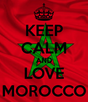 KEEP CALM AND LOVE MOROCCO