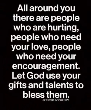 Let God use your gifts and talents