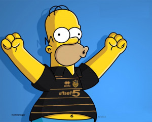 Homer Simpson supporter du FC Nantes