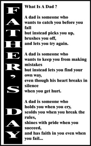 Great quote for fathers day gift