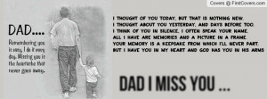 Miss You Dad Profile Facebook Covers