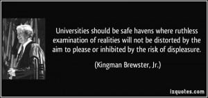 Universities should be safe havens where ruthless examination of ...