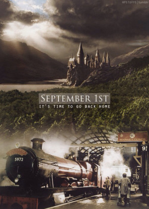 harry potter, hogwarts, hogwarts express, home, 1st september