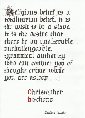 Christopher Hitchens Quote!