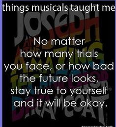 ... coat ~ Things Musicals Taught Me, ~ ☮ Broadway Musical Quotes
