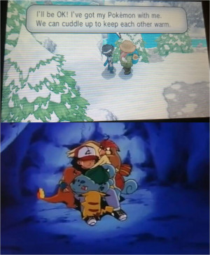 ... His Best Pokemon Huddle For Warmth In The Freezing Weather On Pokemon
