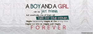 Boy And A Girl Can Be Just Friends