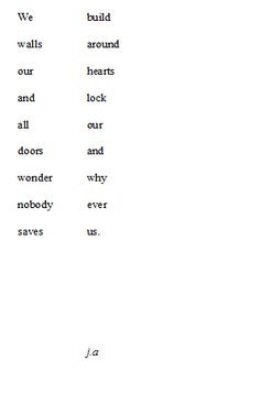... about depression building walls quotes poetry depression build wall