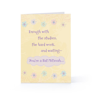 Bat Mitzvah Card Sayings Pic #20