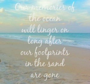 Coastal quote: Ocean memories