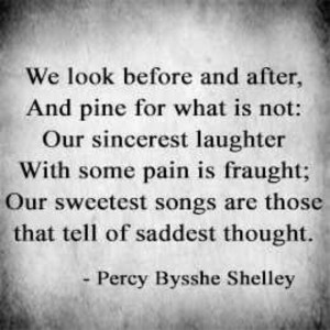 Percy Shelley: A true thought -and one that no longer pains me to ...