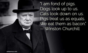 Winston Churchill has left behind a number of sexy inspiring quotes ...