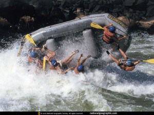 Zambezi River Raft, Zambia, 1996