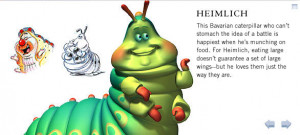 Bugs Life Caterpillar Step-by-step, world of bug