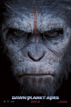 Dawn of the Planet of the Apes' Poster Shows Grizzled Caesar (Photo)
