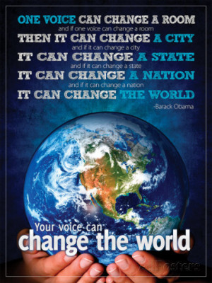 Change the world quote by Barack Obama