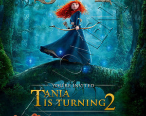 Disney Brave (Merida) - Personalize d Birthday Party Invitation ...