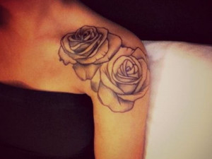 Women Rose Tattoos