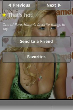 View bigger - Paris Hilton Quotes for Android screenshot