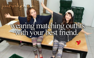 best, friend, just girly things, justgirlythings, matching, outfits